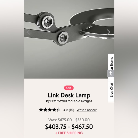 Allsteel Link Pablo LED Lamp - Picture 4 of 9